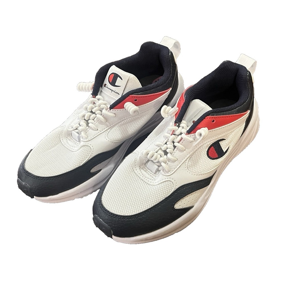 Champion Kinna Retro CAS10760Y Youth 5.5Y Red‎ White Blue Sneakers NWOT